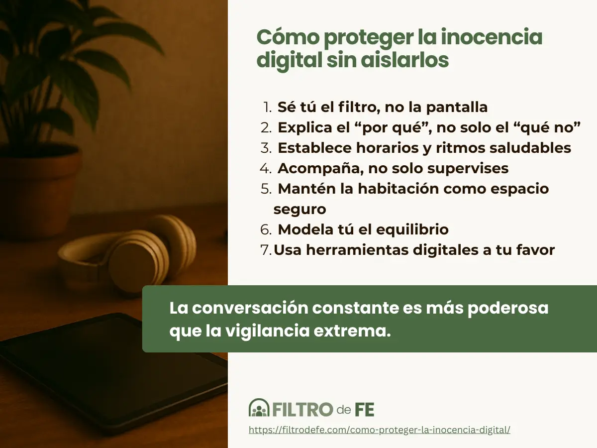 Cómo proteger la inocencia digital sin aislarlos
