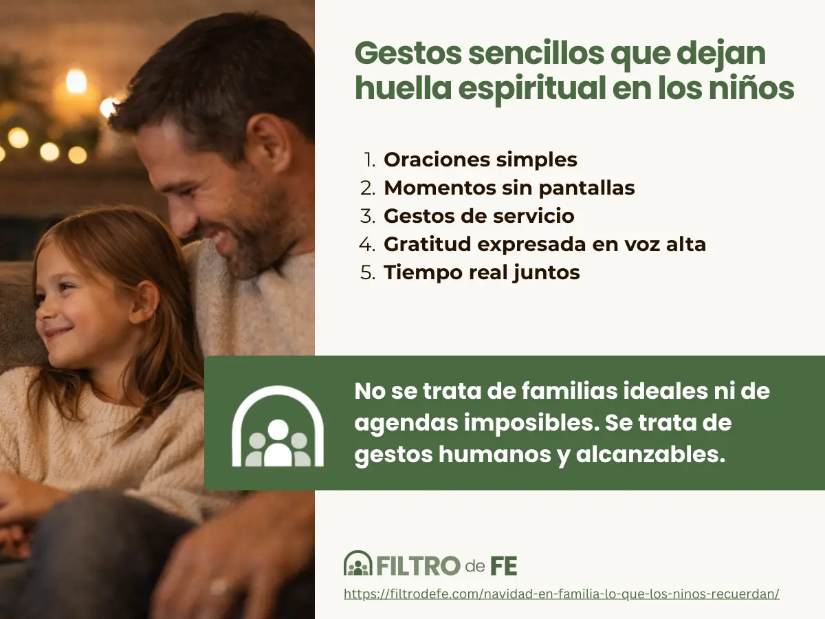 Gestos sencillos que dejan huella espiritual en los niños