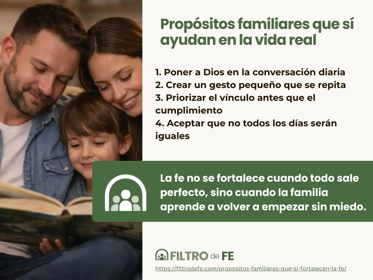 Propósitos familiares que sí ayudan en la vida real