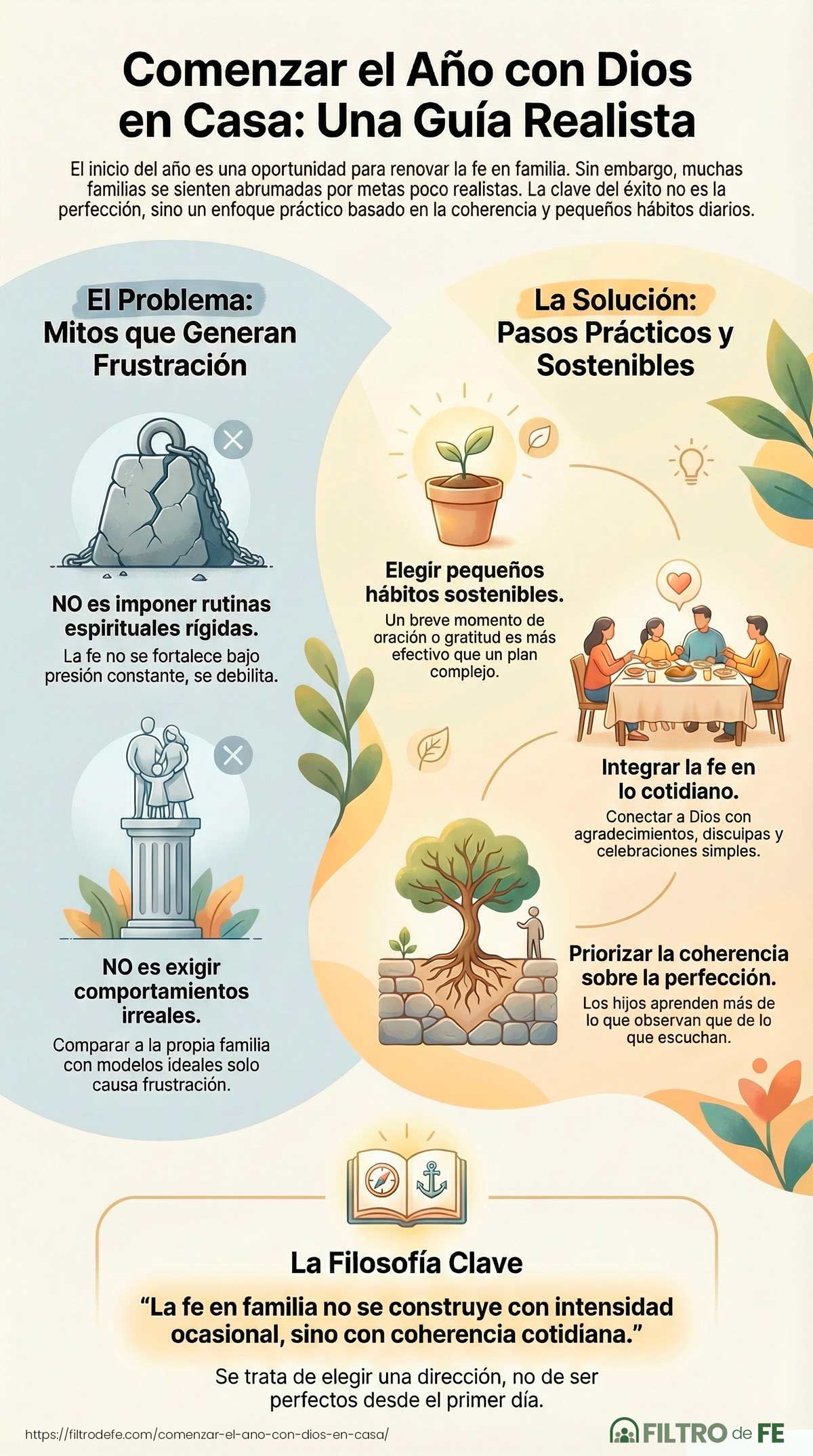 Comenzar el Año con Dios en Casa: Una Guía Realista para Familias